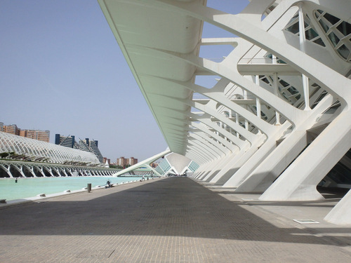 A view north-west from outside the Museo Del Val&egrave;ncia.